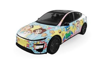 Crayon Shin-chan cartoon style design
